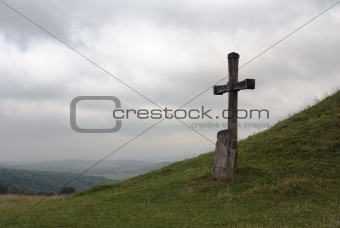 Cross on hill