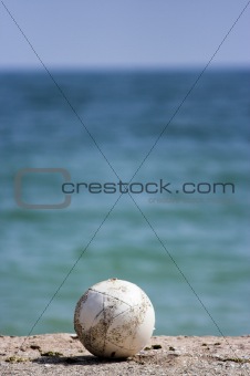 ball on a beach 