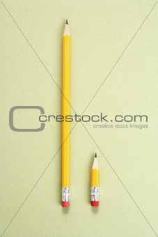 Pencil comparison.