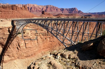 Navajo Bridge, Spanning Marble Canyon, Arizona, USA