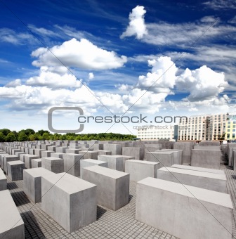The jewish memorial in central berlin