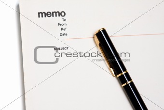 Blank memo pad notebook