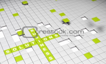 green business solutions concept background