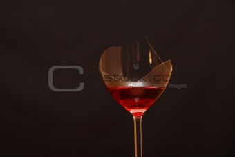 Broken Wineglass