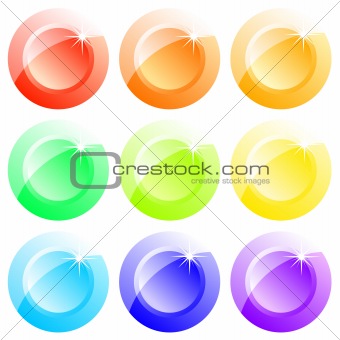 buttons coloured