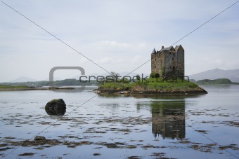 castle stalker loch linnhe scotland