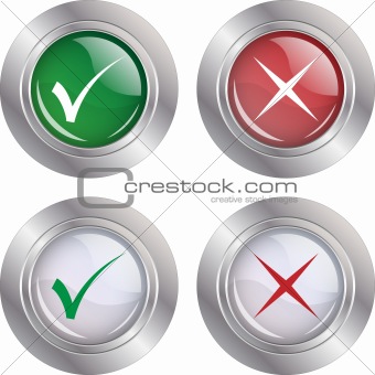 Button Check mark-Cancel