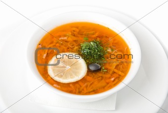 hotchpotch soup dish
