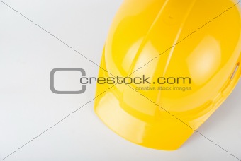 Yellow helmet closeup