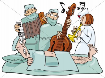Crazy surgeons operation band