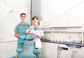 Dental Team in Clinic