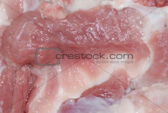 Fresh pork meat texture red background