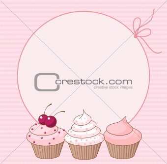 Wonderful cupcake card
