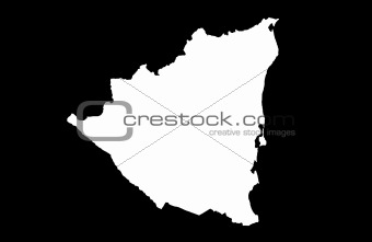 Republic of Nicaragua - black background
