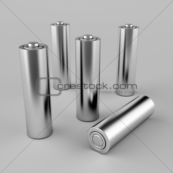 Silver AA batteries