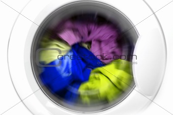 Clothes in laundry