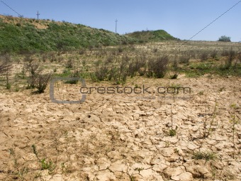 drought land in the fields of catalonia drought land in the fiel