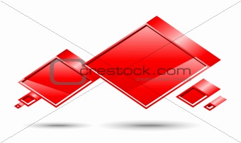 Chat box. Red