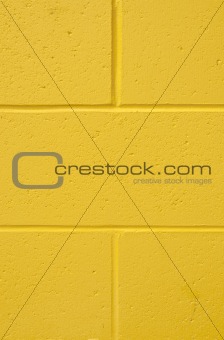 Background vertical yellow brick wall