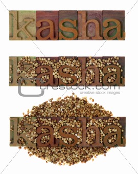 kasha - roasted buckwheat