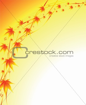 autumn background from