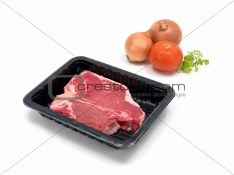 Packaged T Bone Steak