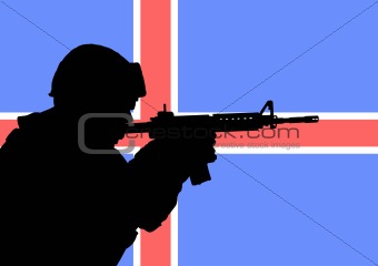 Icelandic soldier