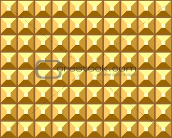 Seamless relief golden pattern.