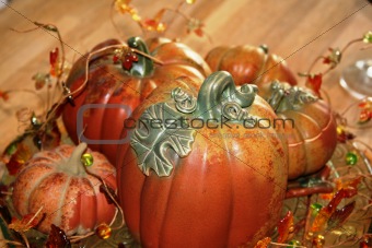 Autumn Pumpkin Centerpiece