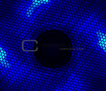 blue led fan