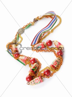 Original necklace with matrioshka