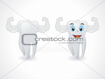 abstract smiley teeth
