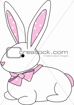 Pink Polka-dot Bunny