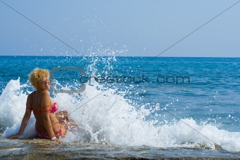 Women and waves