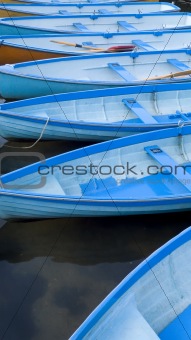 Row of Rowing Boats