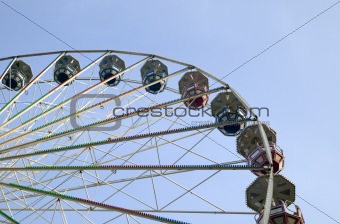 Big ferris wheel in attraction park