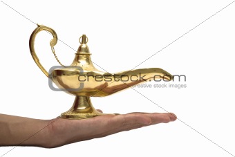 Gold Magic Lamp