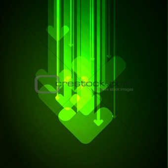 Abstract arrows background. Vector.