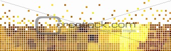 abstract golden moasic background 
