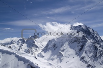 Caucasus. Mount Dombai-Ulgen.