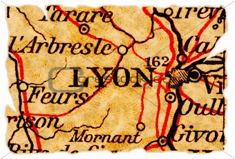 Lyon old map