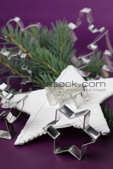 Cookie cutters with Christmas motives