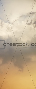 Vertical background - cloudy sky