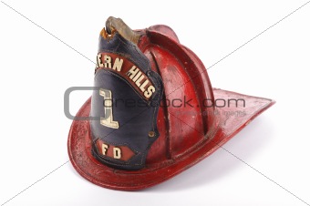 Antique fire helmet