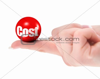 Cost concept on finger