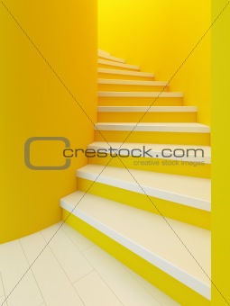 spiral wooden staircase, 