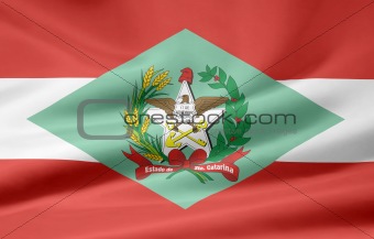 Flag of Santa Catarina - Brazil