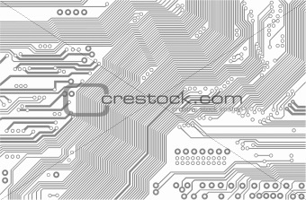 printed circuit - vector