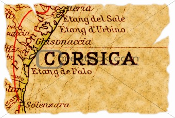 Corsica old map