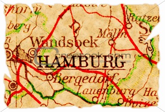 Hamburg old map